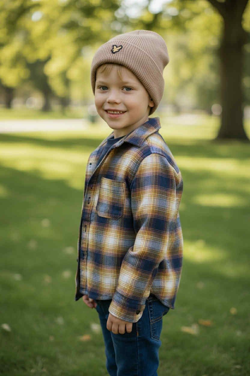 Hemd Mini Rebels Blauw/Geel