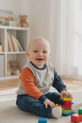 lang spijkerbroek denim voor jongen BBI54037