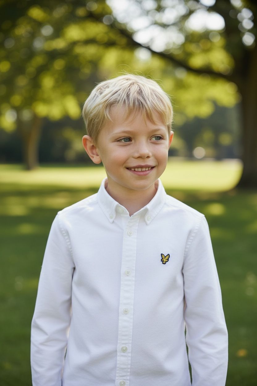 wit hemd lyle en scott