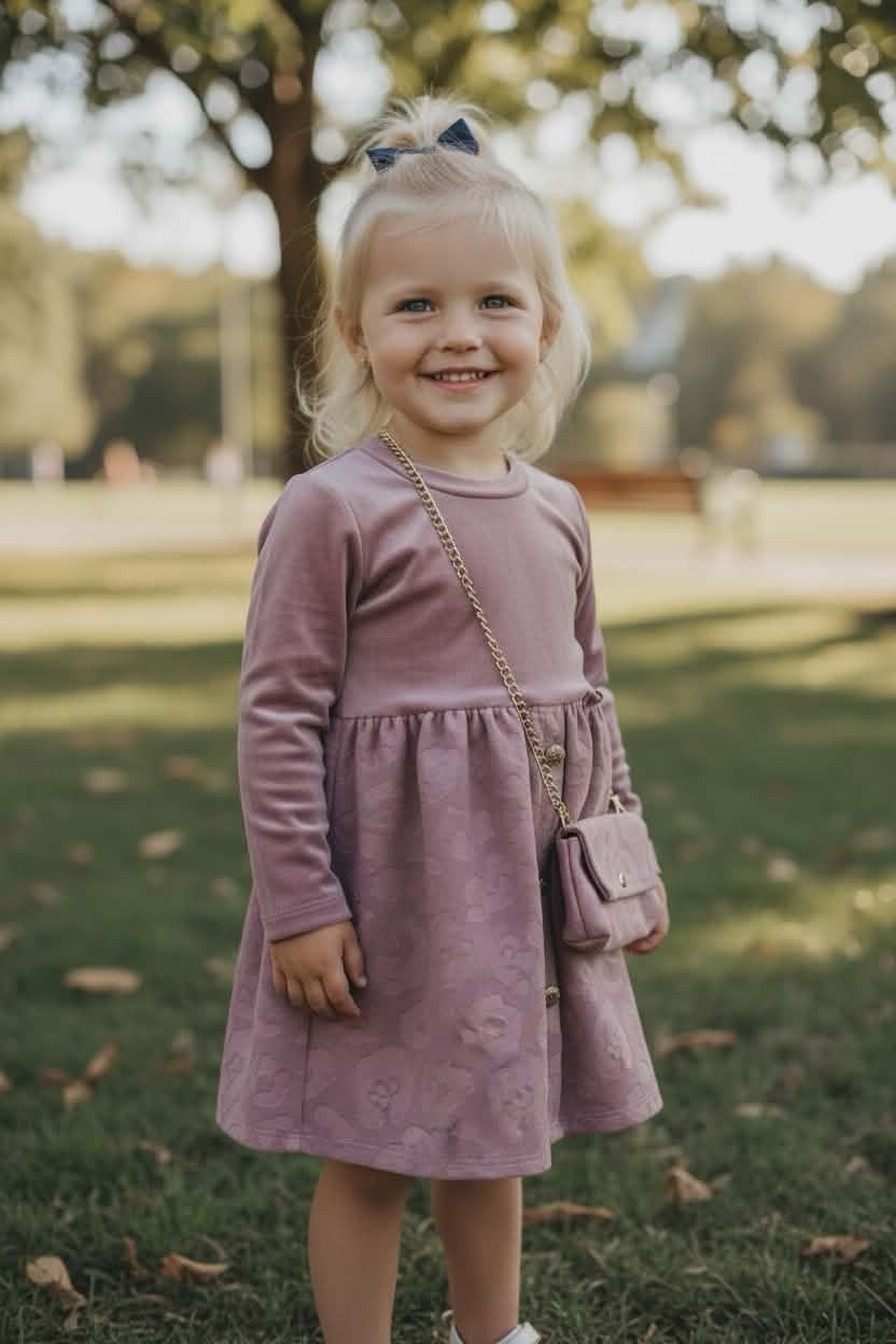 Winter kleedje met tasje