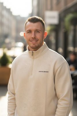 TRUI korte rits met letters T-Shirt ICE CREAM MARL