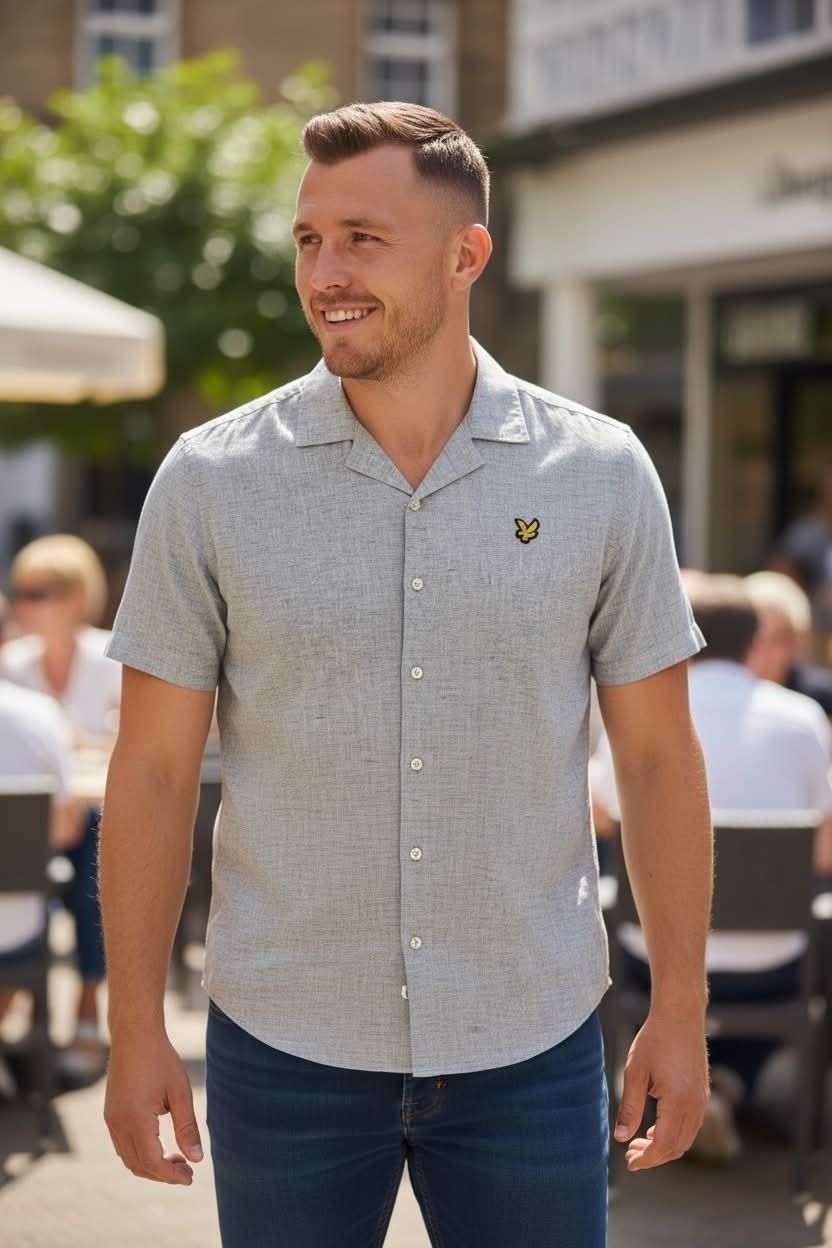 Grijs Hemd lyle en scott