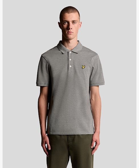 Grijze polo lyle en scott