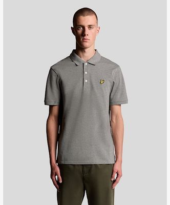Grijze polo lyle en scott