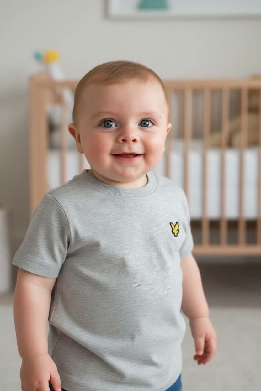 T-shirt grijs baby