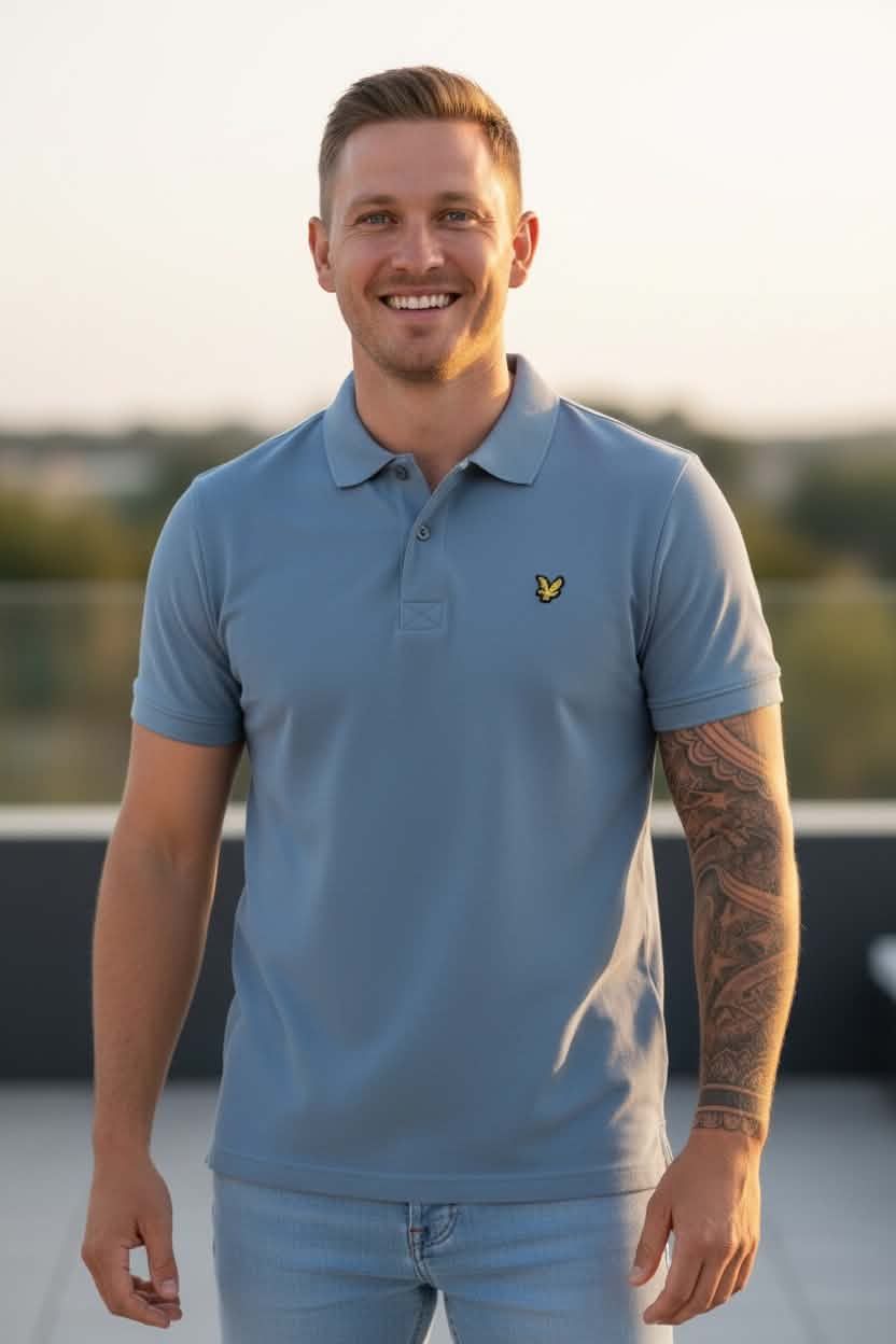 polo blauw