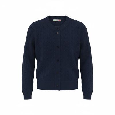 BLAUW truitje met knopjes