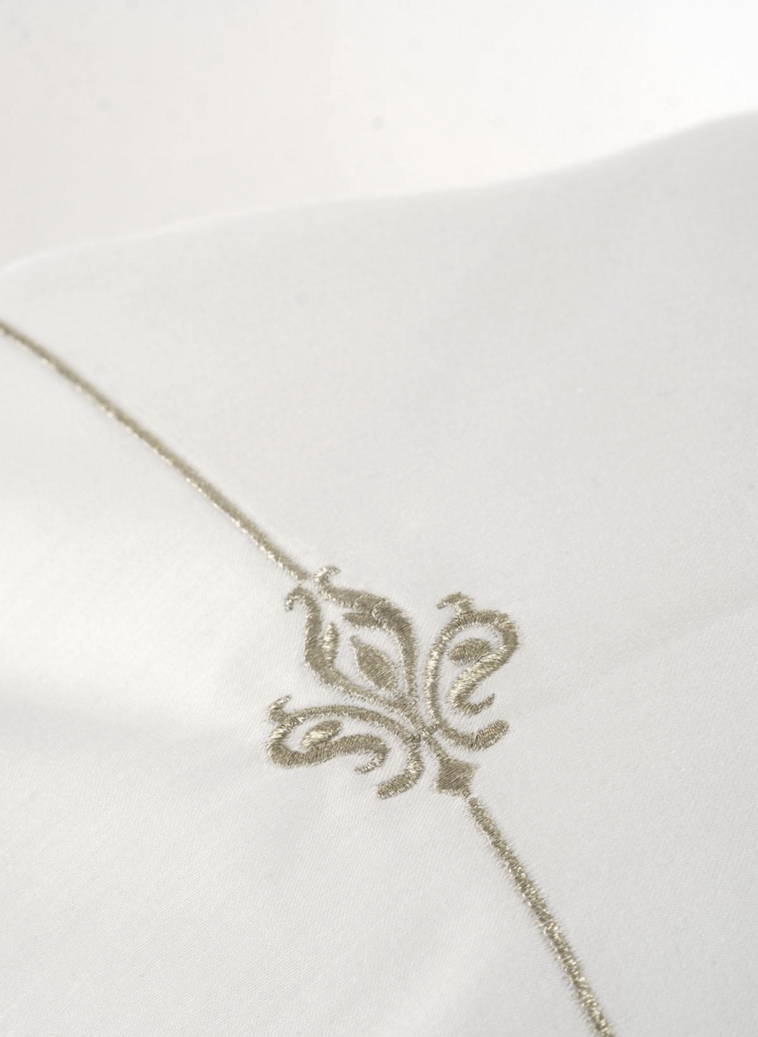 ecocotton Aslışah 2 Person Bedding Set 100% Organic Cotton Sateen Embroidered White 200X220 CM