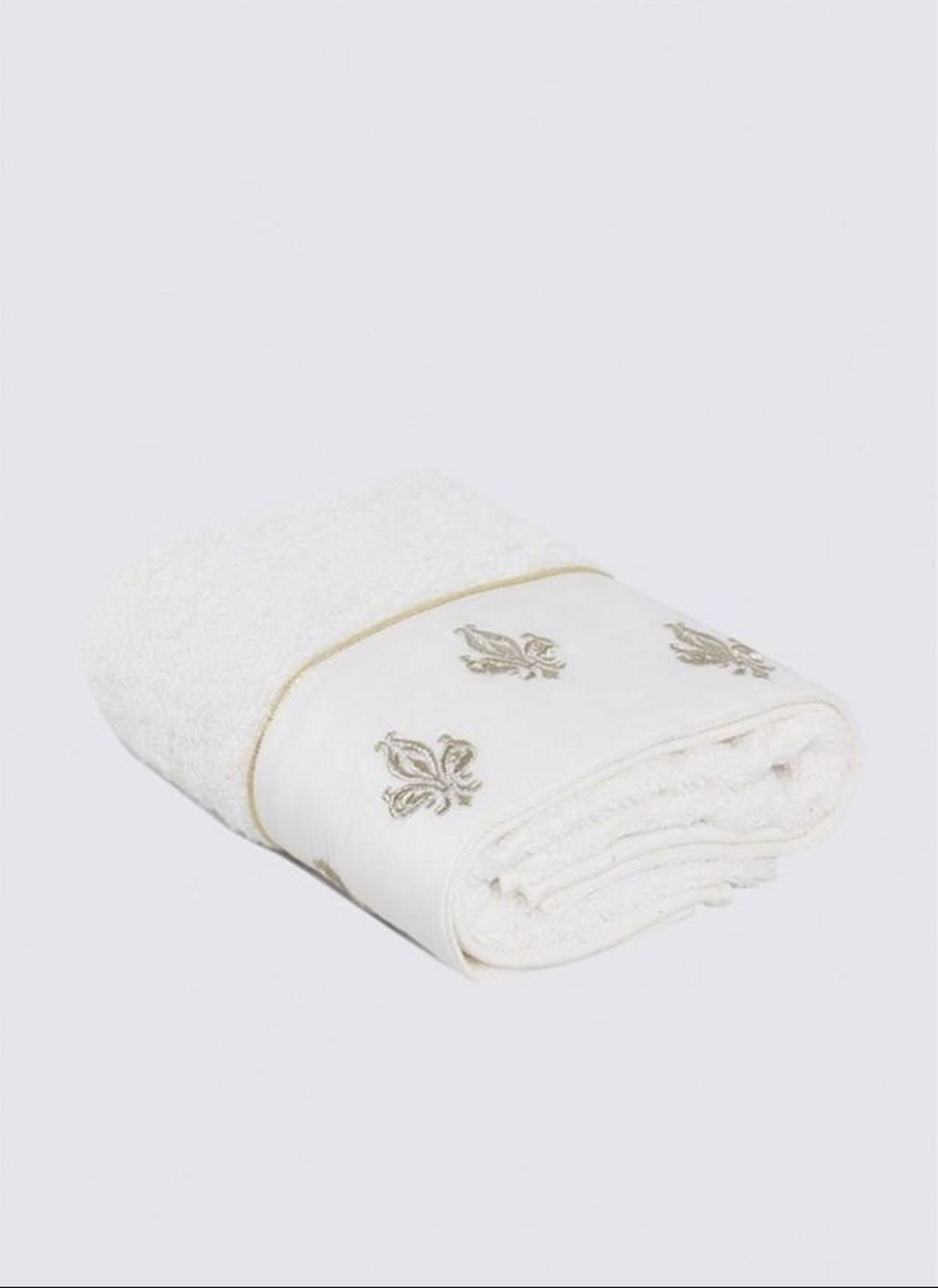 Ecocotton Aslışah Family Bathrobe Set 100% Organic Cotton Embroidered Cream/Cream - M/L