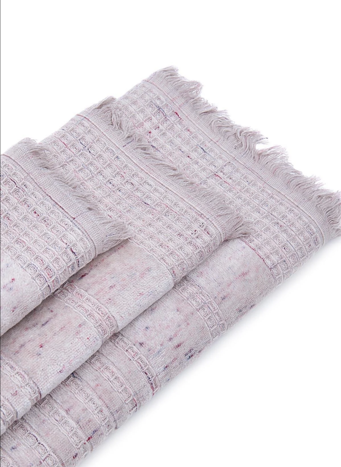 Ecocotton Maia 3-Piece Towel Set 100% Organic Cotton Powder
