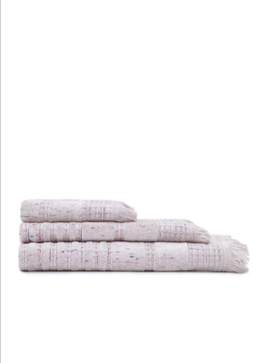 Ecocotton Maia 3-Piece Towel Set 100% Organic Cotton Powder
