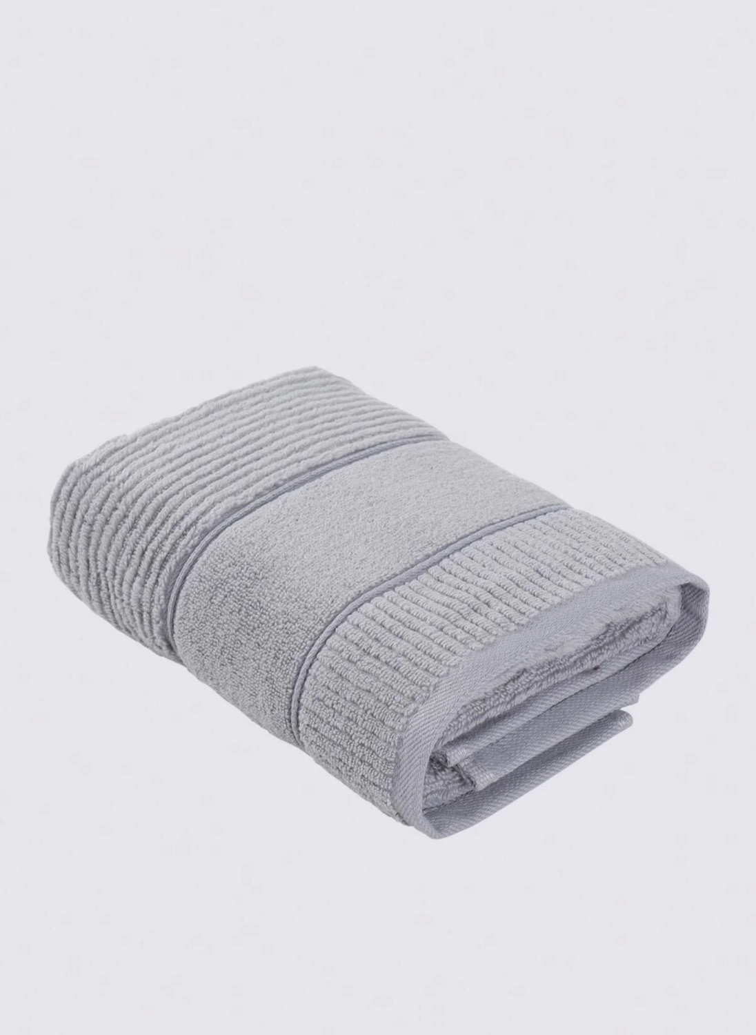 Green Black Eliza Hand And Face Towel 100% Cotton Air Twist Gray 50x90 Cm