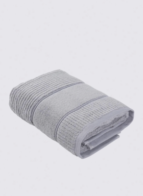 Green Black Eliza Hand And Face Towel 100% Cotton Air Twist Gray 50x90 Cm