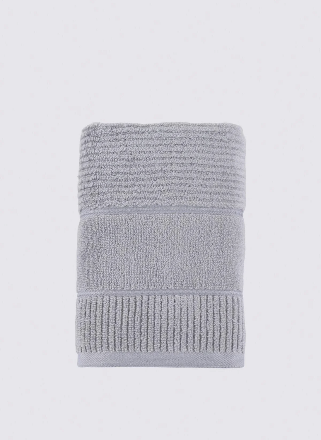 Green Black Eliza Hand And Face Towel 100% Cotton Air Twist Gray 50x90 Cm