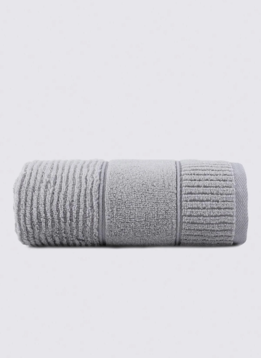 Green Black Eliza Hand And Face Towel 100% Cotton Air Twist Gray 50x90 Cm