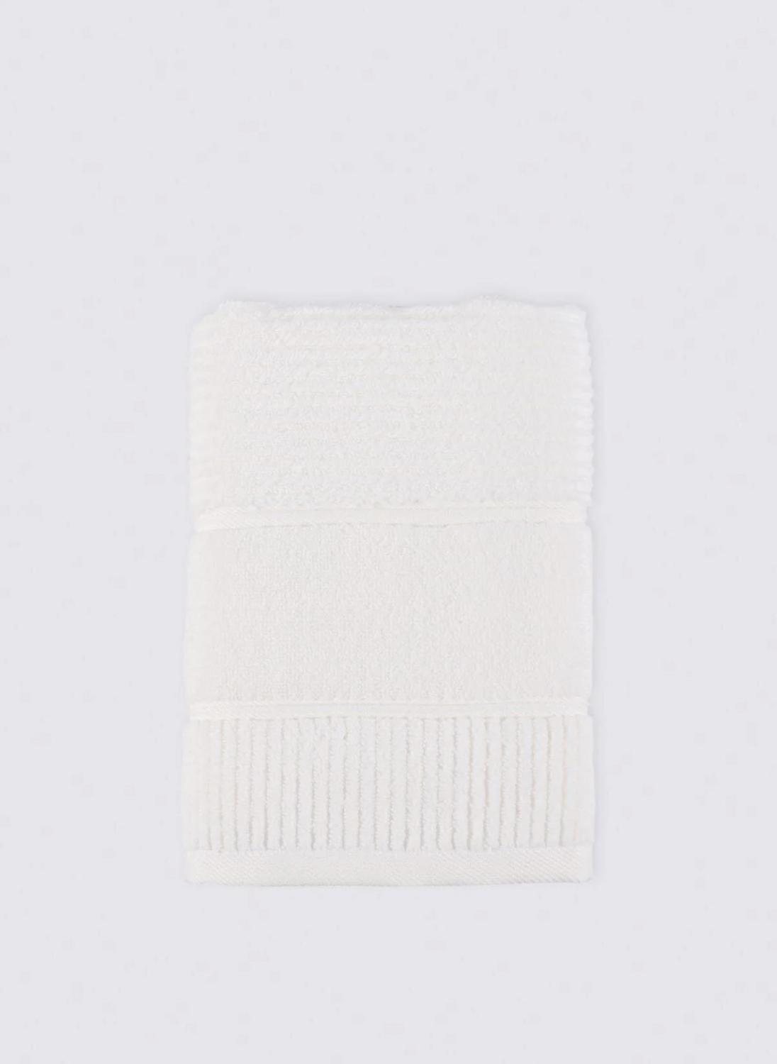 Green Black Eliza Hand And Face Towel 100% Cotton Air Twist Cream 50x90 Cm
