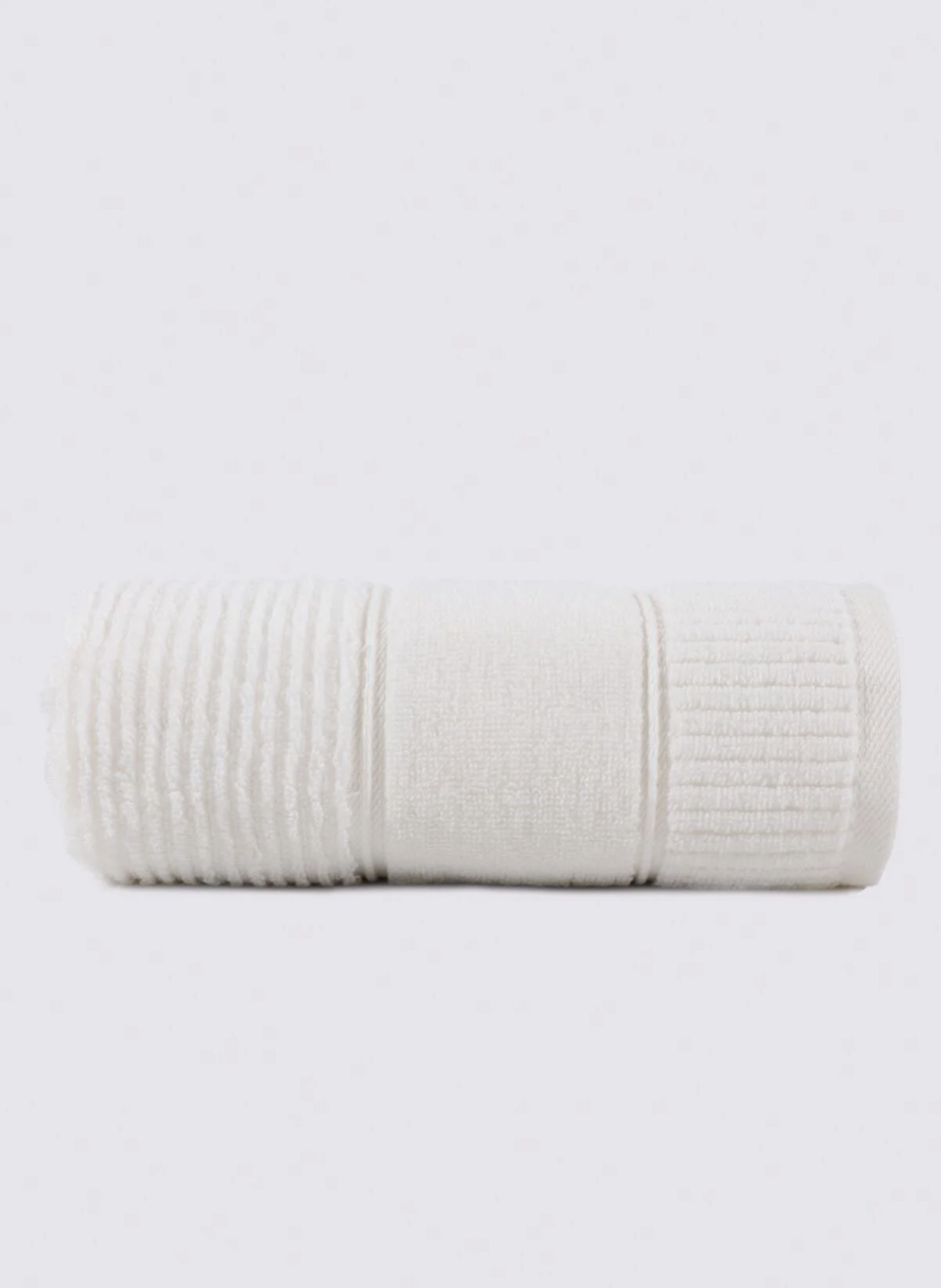 Green Black Eliza Hand And Face Towel 100% Cotton Air Twist Cream 50x90 Cm