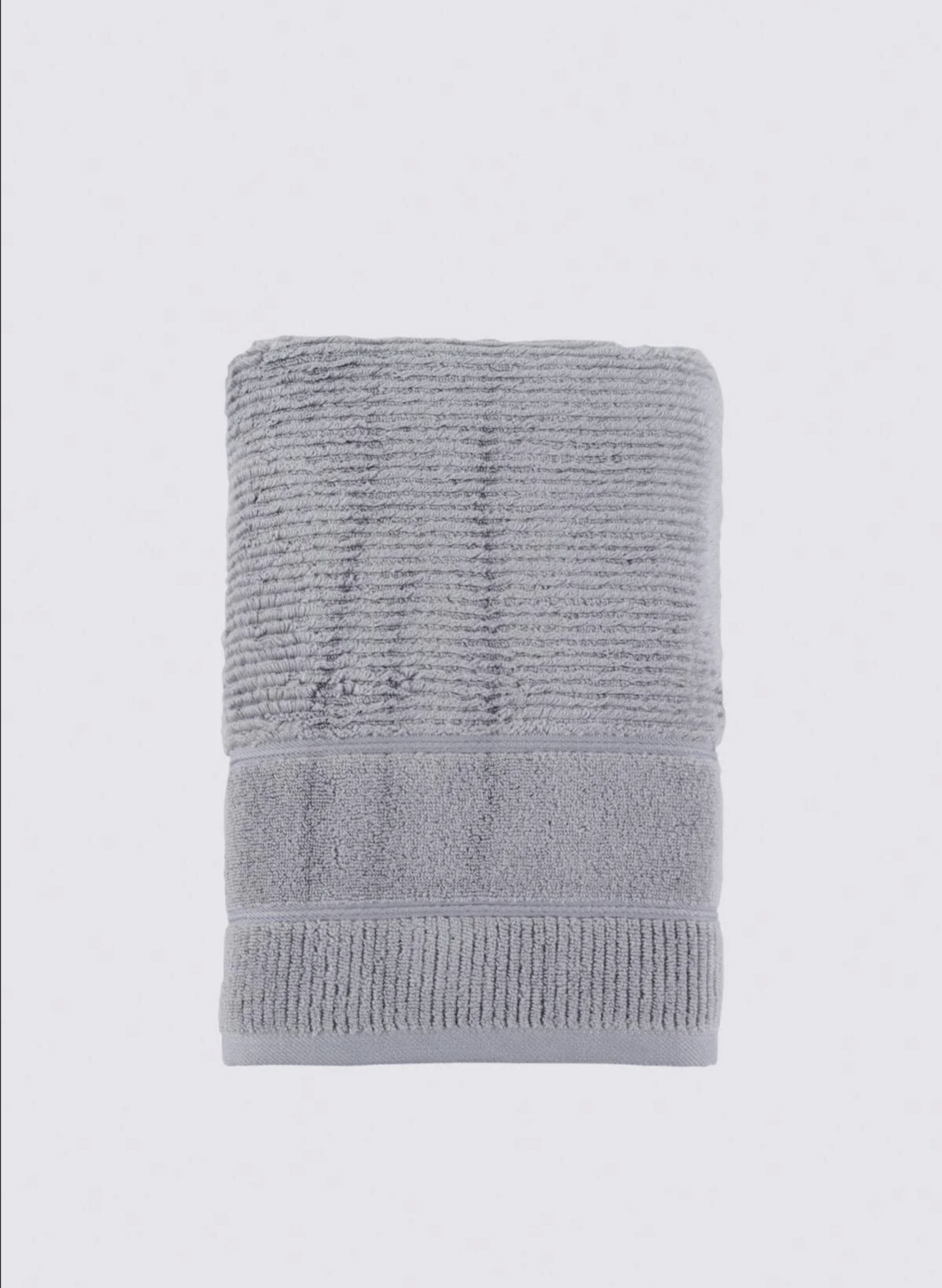Green Black Eliza Bath Towel 100% Cotton Air Twist Gray 80x150 Cm