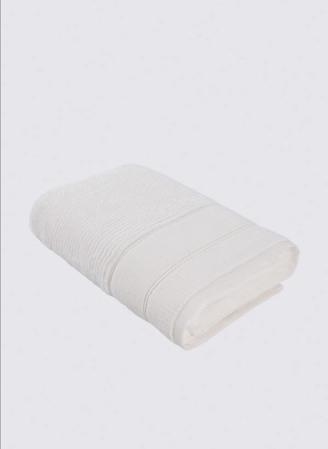 Green Black Eliza Bath Towel 100% Cotton Air Twist Cream 80x150 Cm