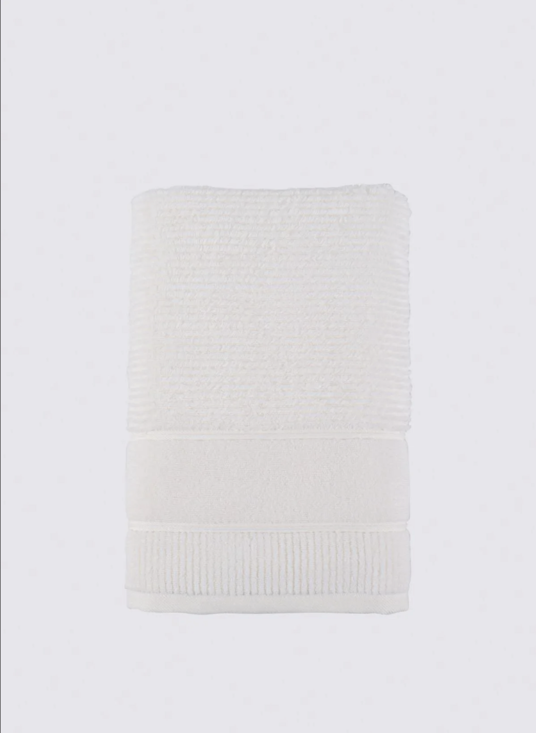 Green Black Eliza Bath Towel 100% Cotton Air Twist Cream 80x150 Cm