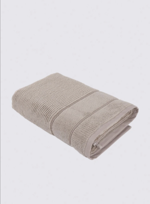 Green Black Eliza Bath Towel 100% Cotton Air Twist Beige 80x150 Cm