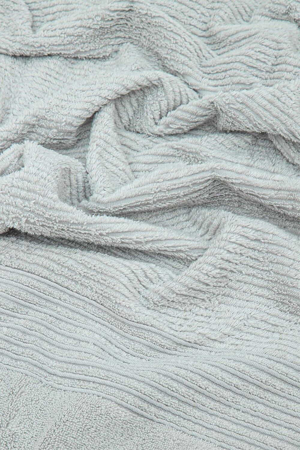 Green Black Arina Hand Face Towel 100% Cotton Air Twist Gray 50x90 Cm