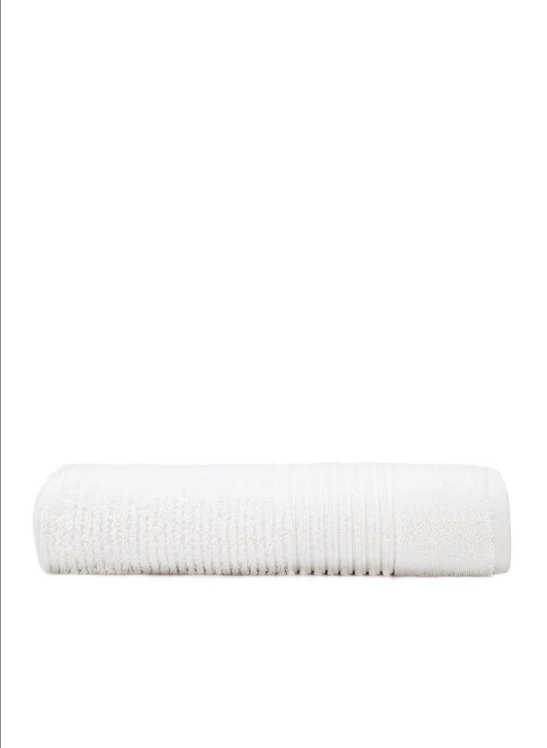 Green Black Arina Bath Towel 100% Cotton Air Twist Cream 80x150 Cm