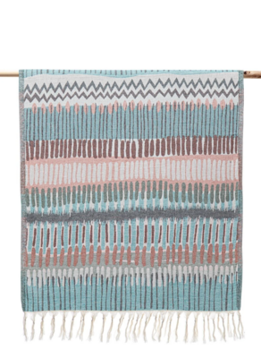 Ecocotton Mayra Peshtemal 100% Organic Cotton Jacquard Green 90x180 Cm