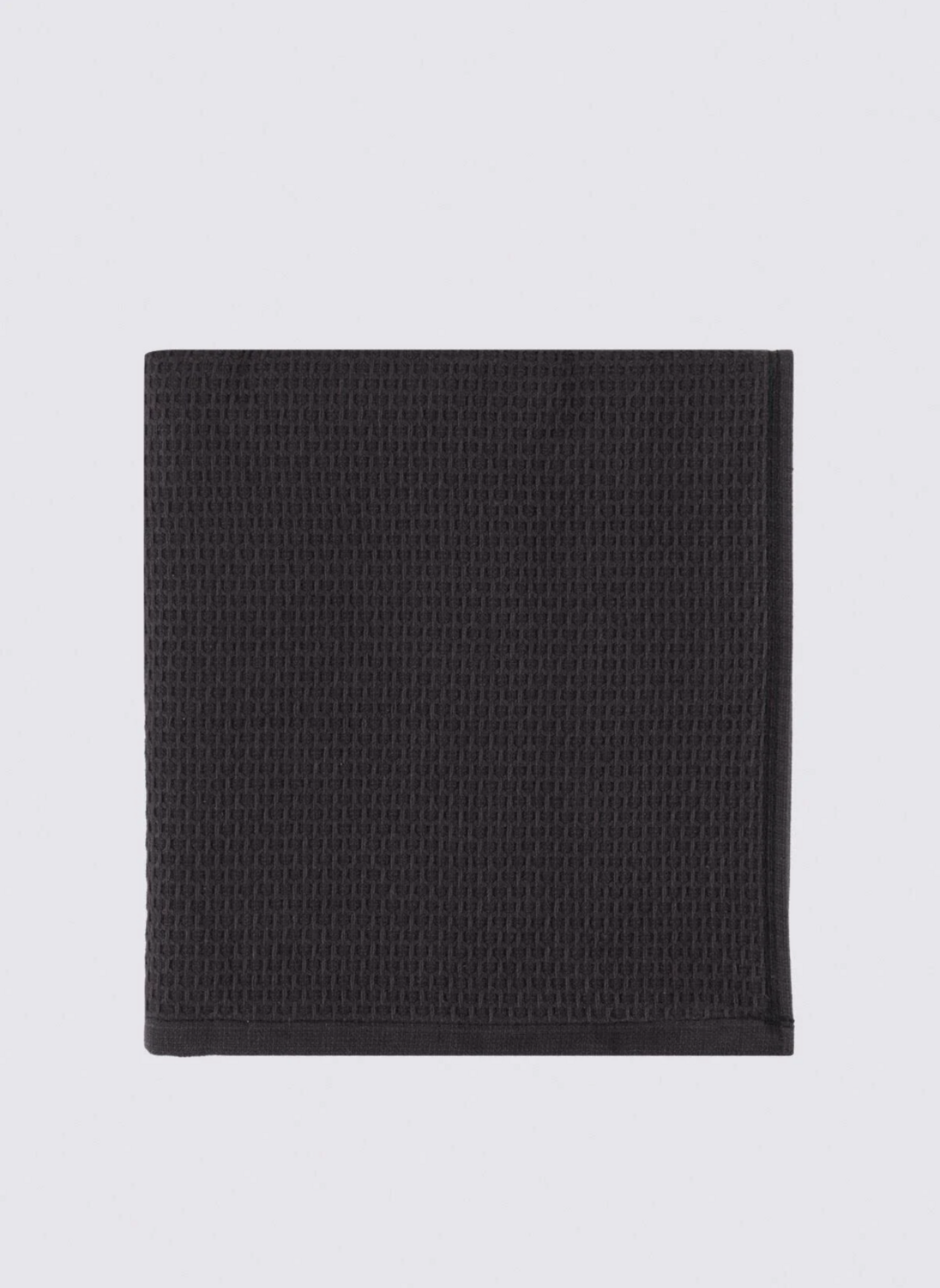 Ecocotton Elvin 2-Piece Drying Towel 100% Organic Cotton Special Woven Black-Cream 40X60 Cm