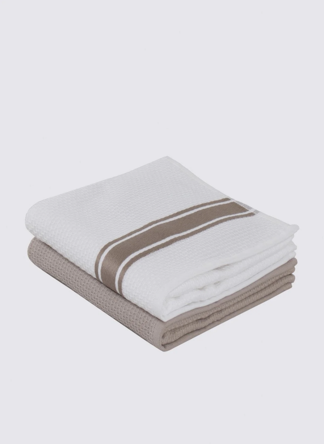 Ecocotton Elvin 2-Piece Drying Towel 100% Organic Cotton Special Woven Beige-Cream 40X60 Cm