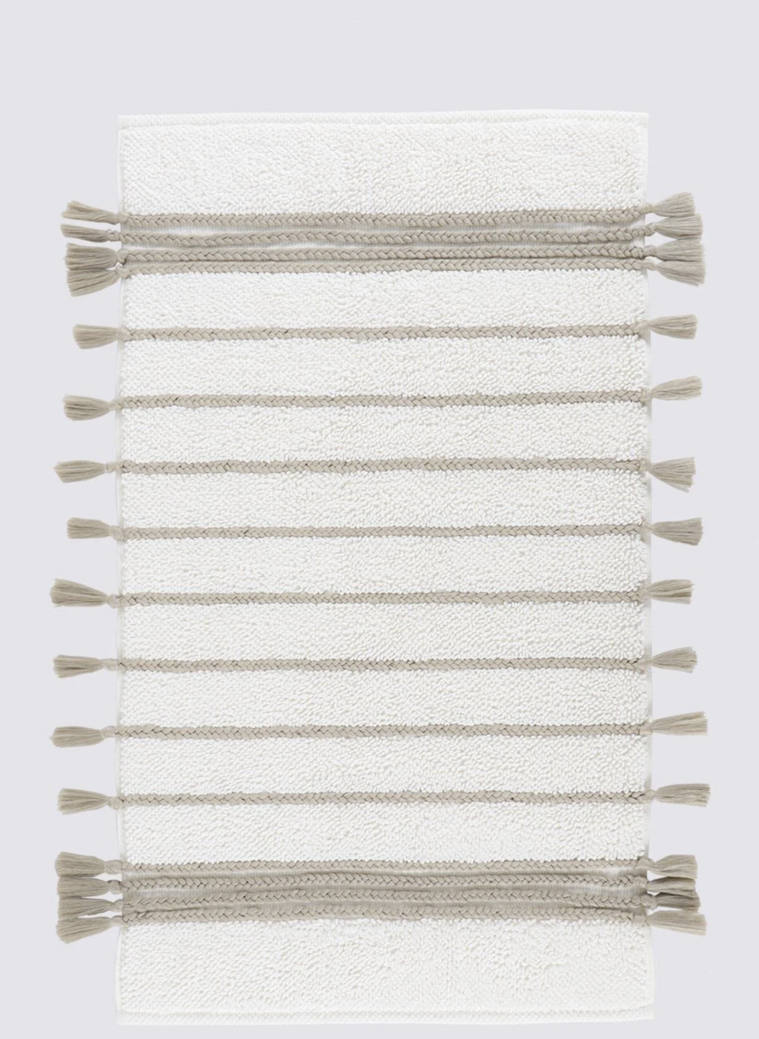 ​Ecocotton Karnella Bath Mat 100% Organic Cotton Cream 50x80 Cm​