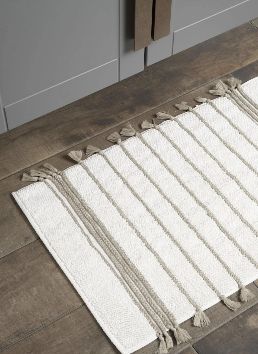 ​Ecocotton Karnella Bath Mat 100% Organic Cotton Cream 50x80 Cm​