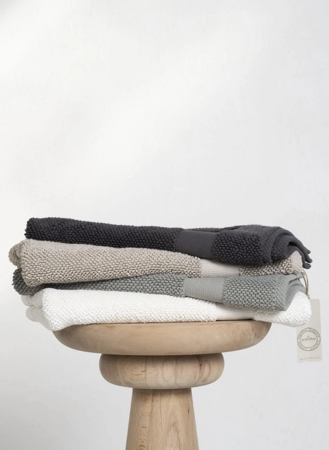 Ecocotton Kaia Bath Mat 100% Organic Cotton Green 50x80 Cm
