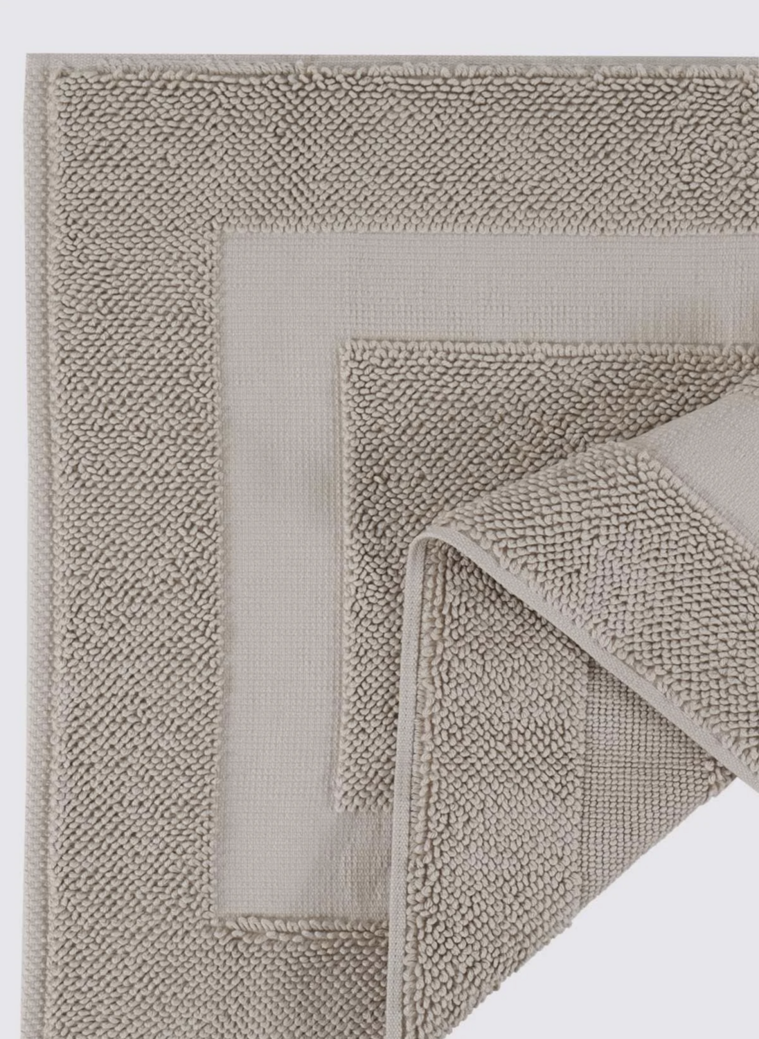 Ecocotton Kaia Bath Mat 100% Organic Cotton Beige 50x80 Cm