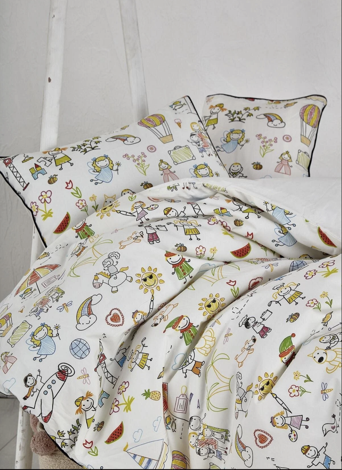 Ecocotton Carnaval Baby Dekbedovertrek Set 100% Organisch Katoen Bedrukt 100x150 Cm Ecocotton Carnaval Baby Dekbedovertrek Set 100% Organisch Katoen Bedrukt 100x150 Cm