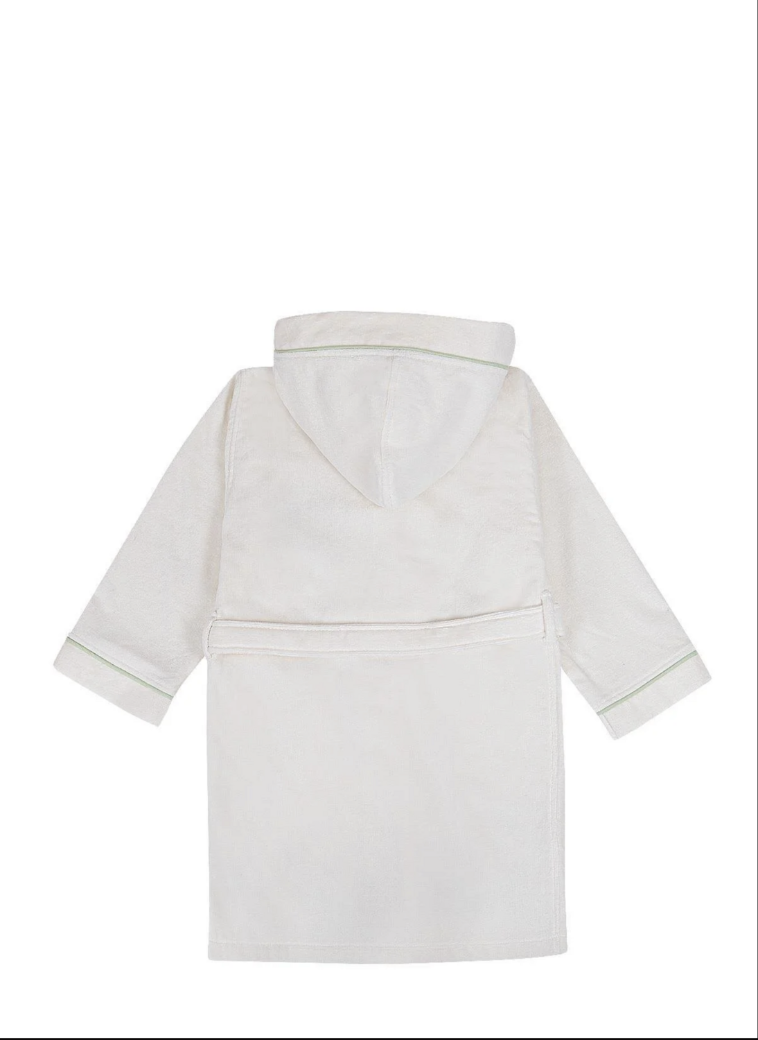 Ecocotton Carnaval Unisex Children&#39;s Bathrobe 100% Organic Cotton Embroidered Cream