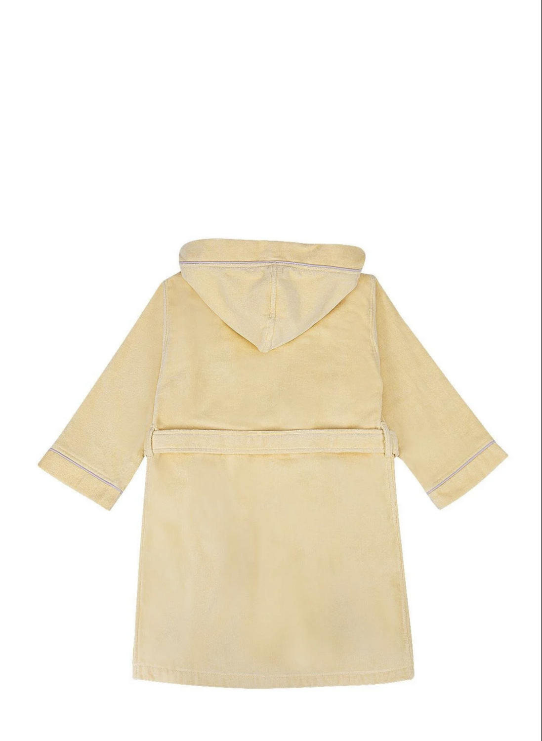 Ecocotton Carnaval Unisex Children&#39;s Bathrobe 100% Organic Cotton Embroidered Yellow