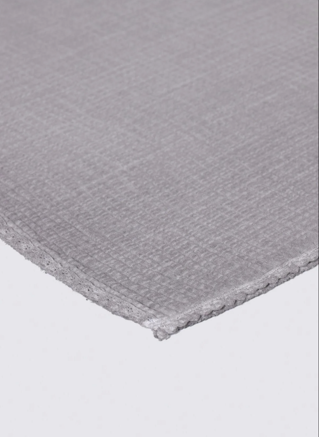Ecocotton Kayra Baby Bedspread 100% Organic Cotton Muslin Hand Embroidered Gray 120x170 Cm