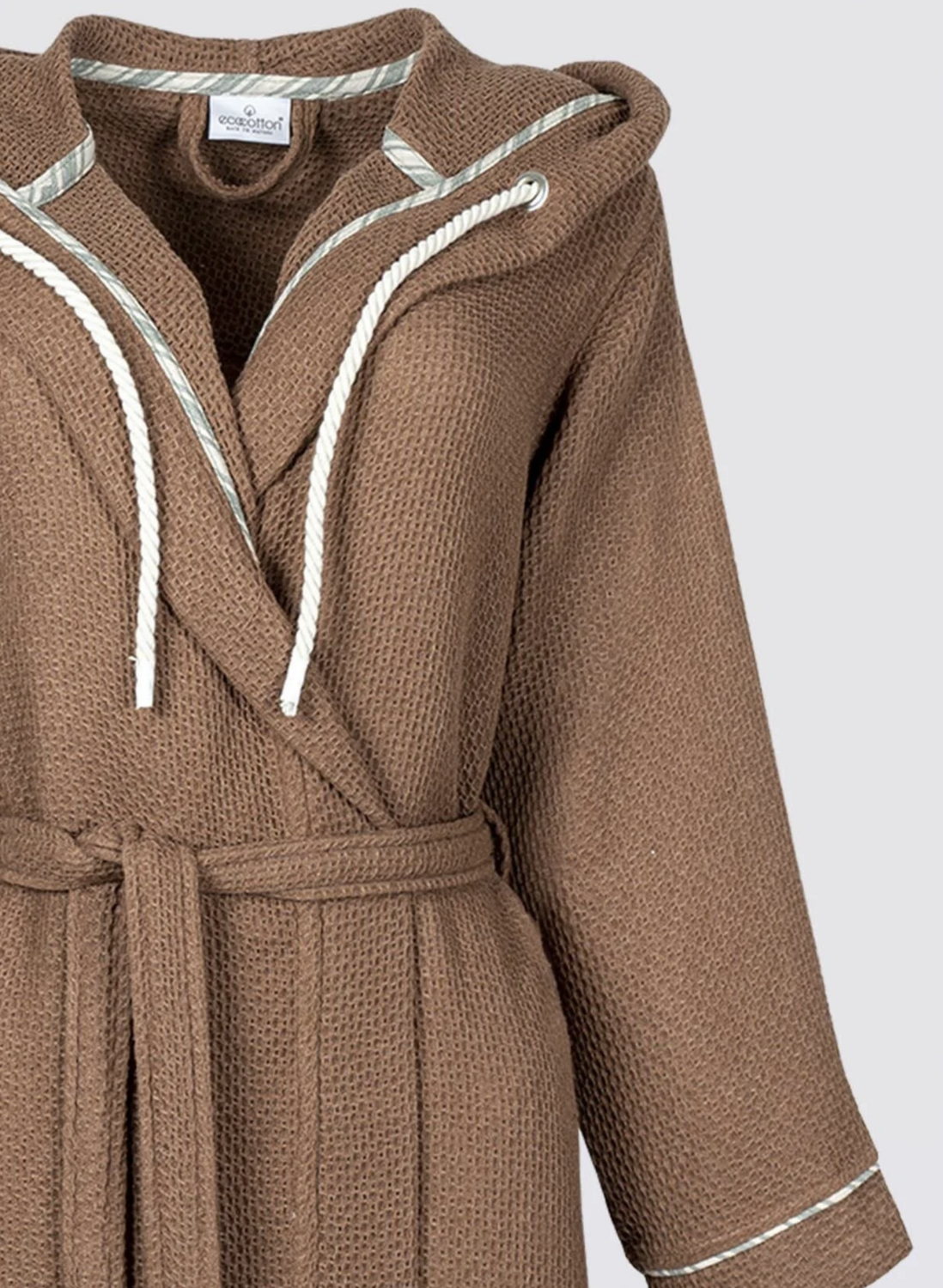 Ecocotton Naia Women&#39;s Bathrobe Brown