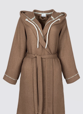 Ecocotton Naia Women&#39;s Bathrobe Brown