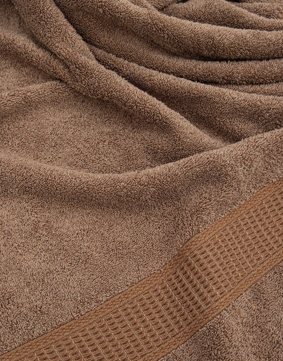 Ecocotton Naia Handdoek Bruin 50x90 Cm Ecocotton Naia Handdoek Bruin 50x90 Cm