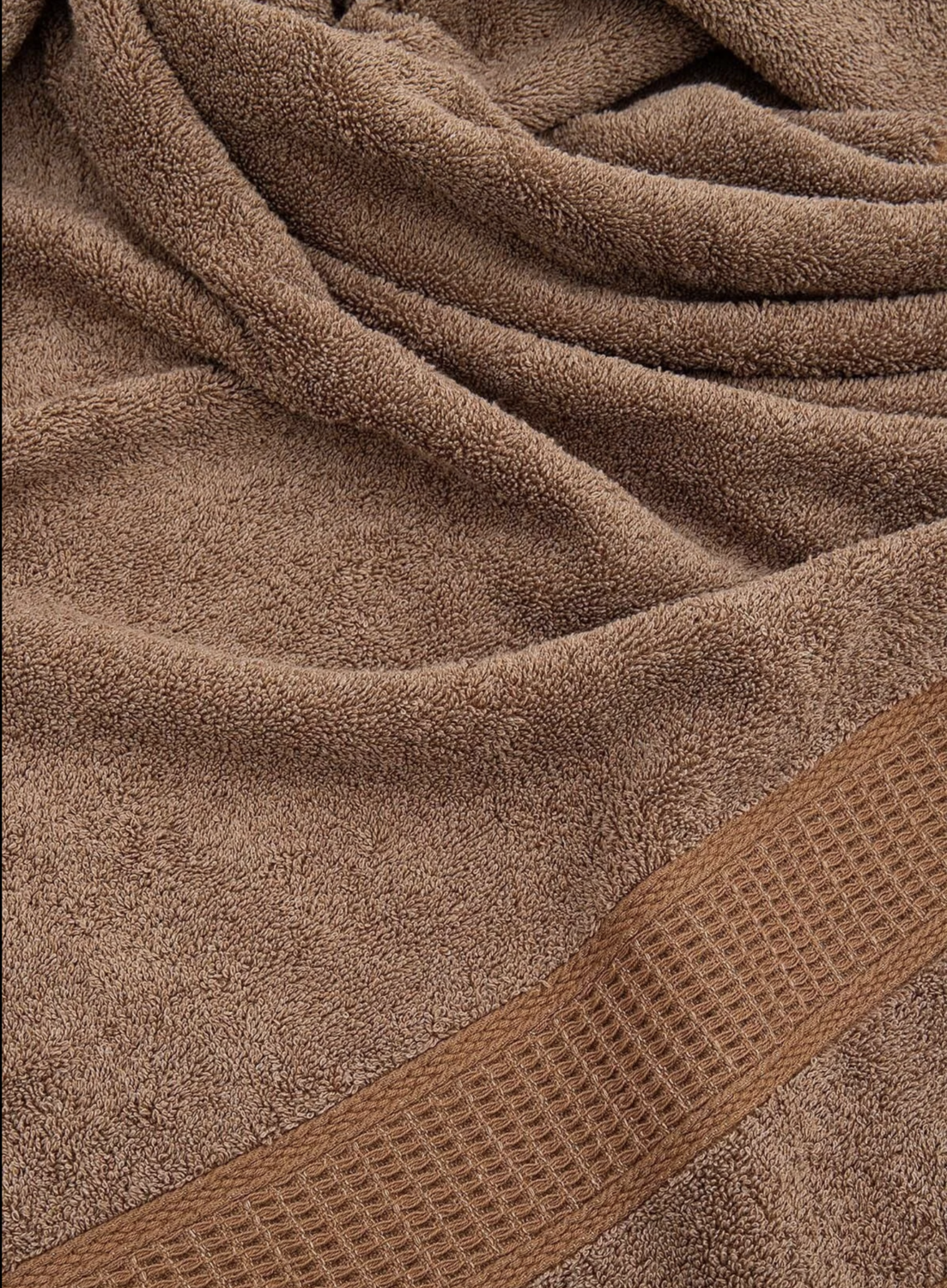 Ecocotton Naia Handdoek Bruin 50x90 Cm Ecocotton Naia Handdoek Bruin 50x90 Cm