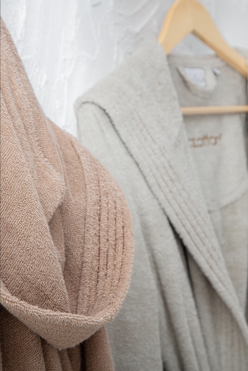 Ecocotton Ecosoft Women Bathrobe 100% Organic Cotton Dobby terra