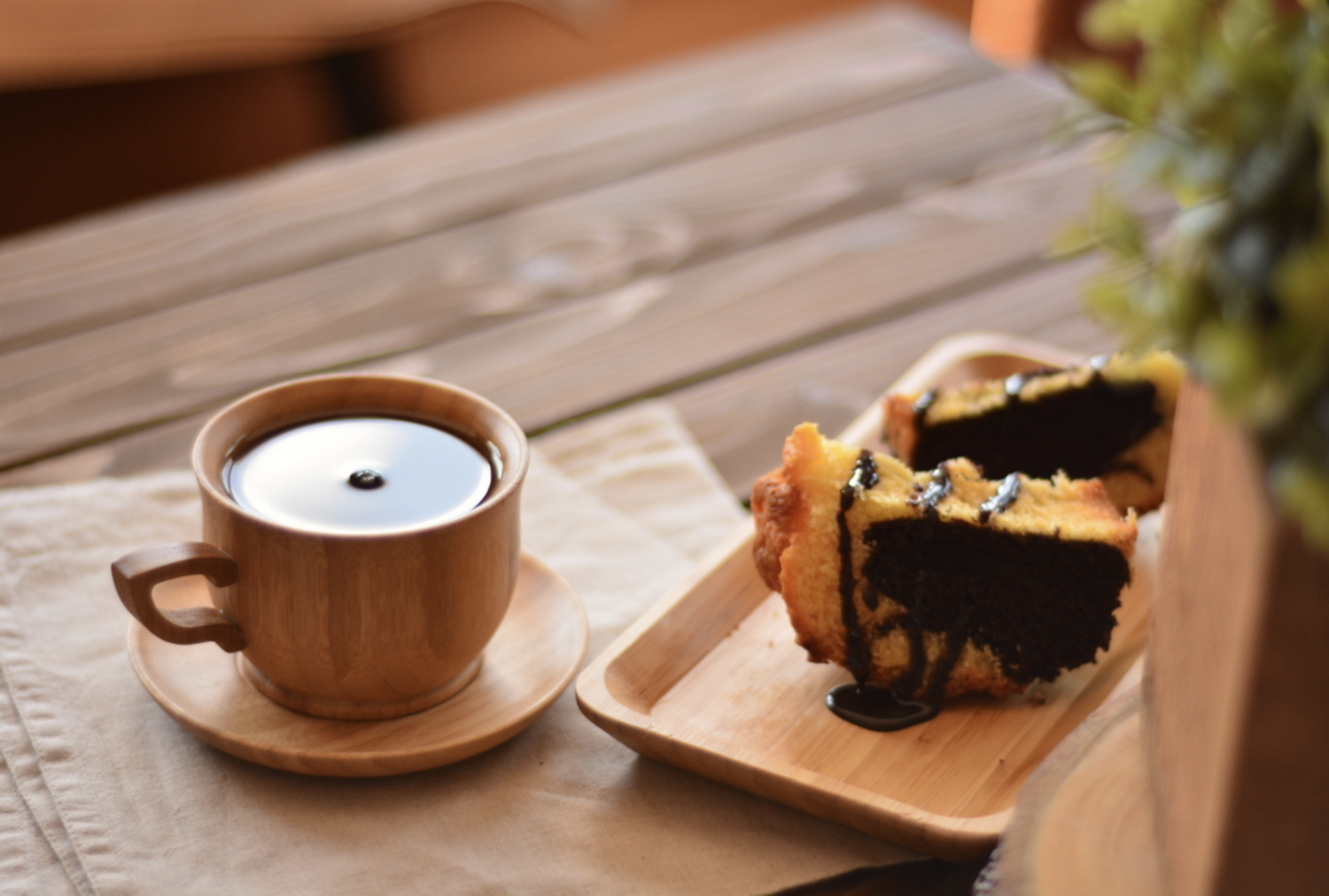 Bambum Cortado Bamboo Mug Set
