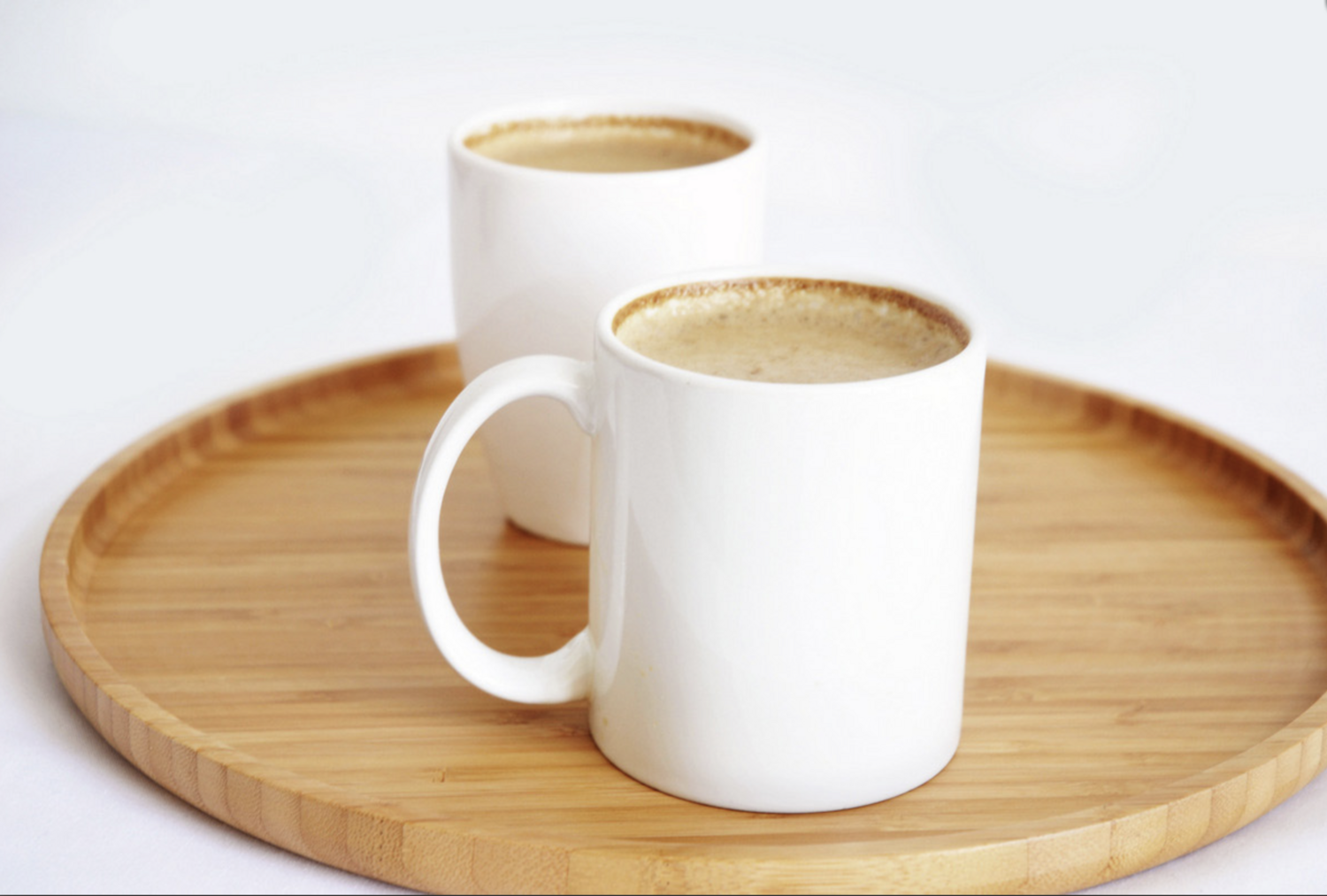 Bambum Cappuccino Round Tray