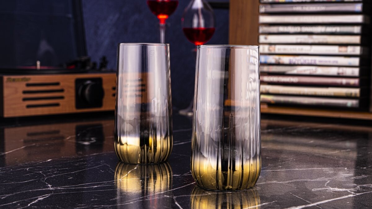 Vibe 6 Pcs. Soft Drink Glasses  360 ml