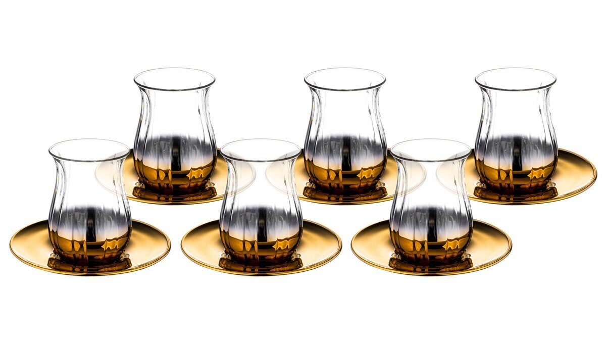 Vibe 12 Pcs. Glass Tea Set