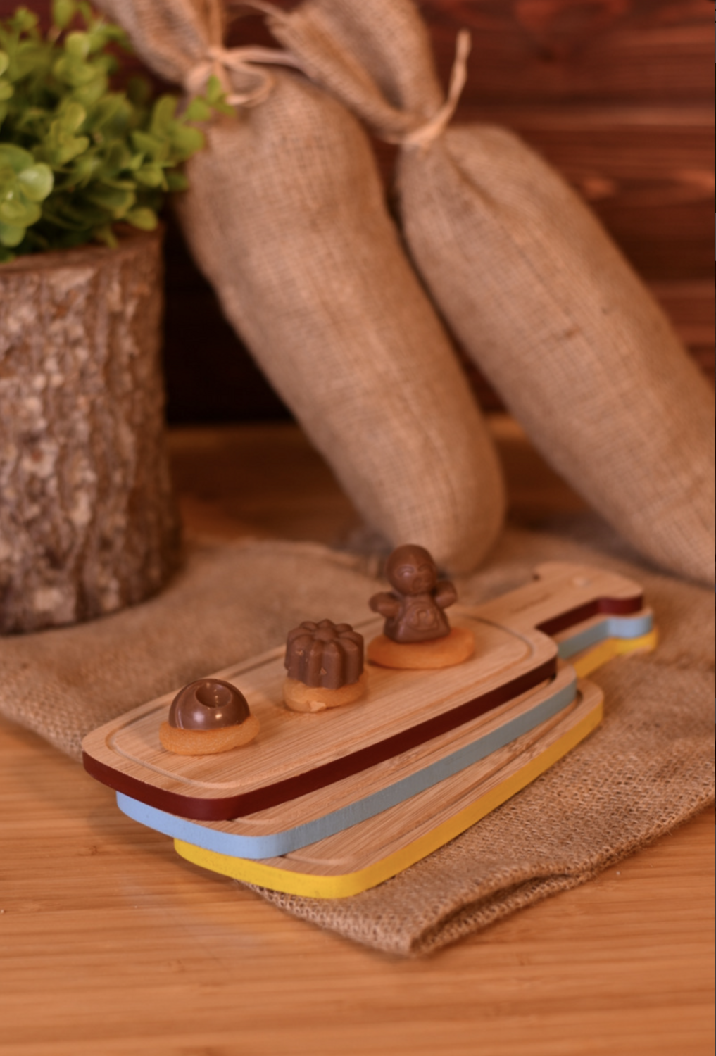Bambum Relia 3 Pcs Colored Serving Board