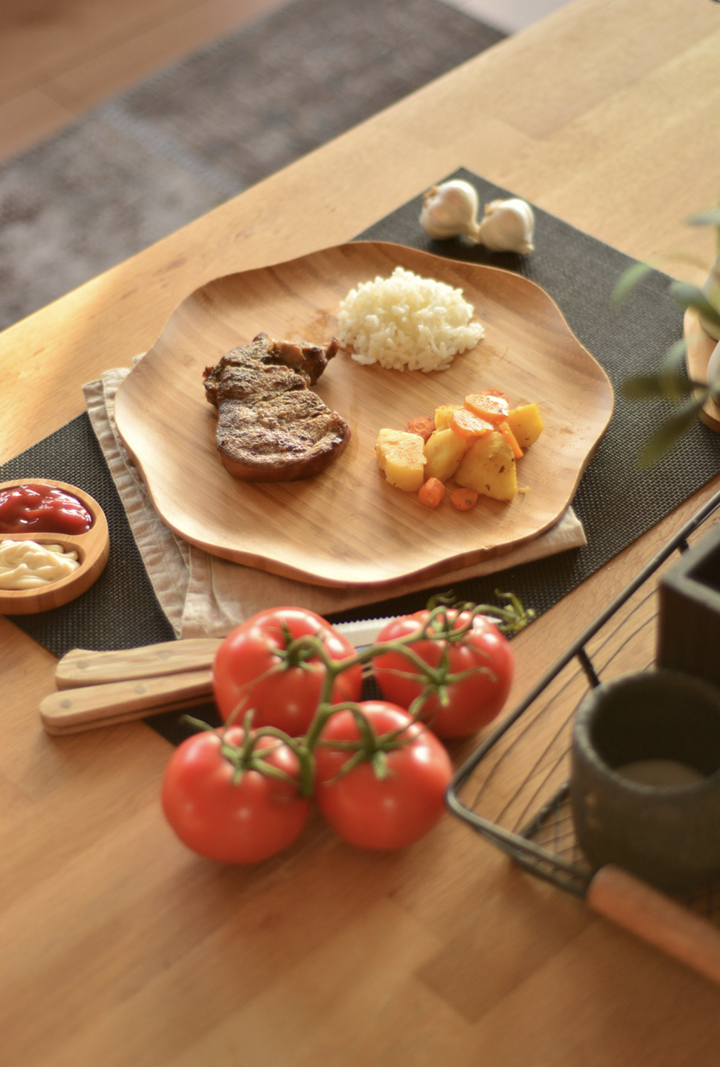 Bambum Pappi Flower Plate 28 cm