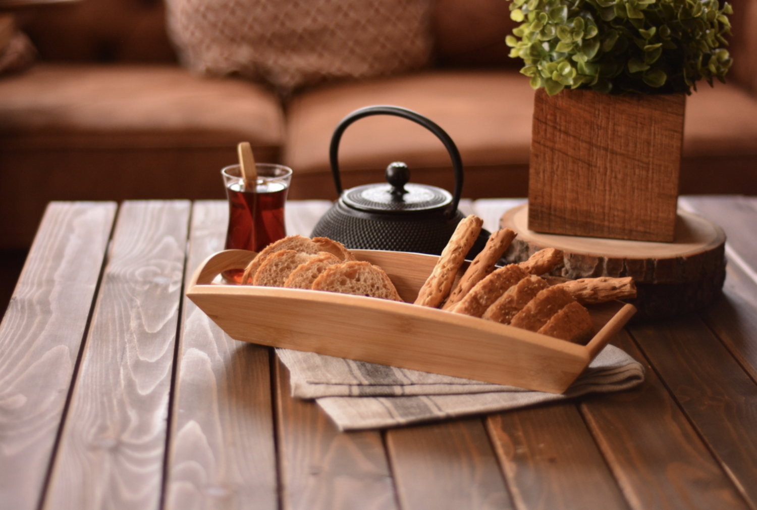 Bambum Seppe Bread Serving Bowl Small